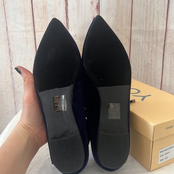 NIB Yoki Urban blue lace up flats - Picture 4 of 5